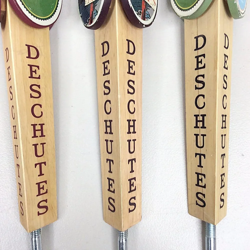 Lot of 5 Deschutes Brewing Beer‎ Tap Handles IRA Pinedrops IPA Hop in the Dark